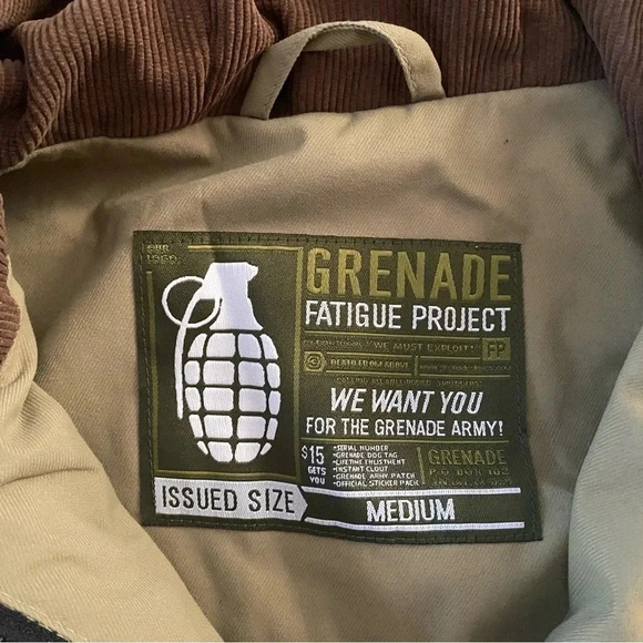 Grenade Fatigue‎ Project Snowboarding Jacket Medium - Picture 3 of 3